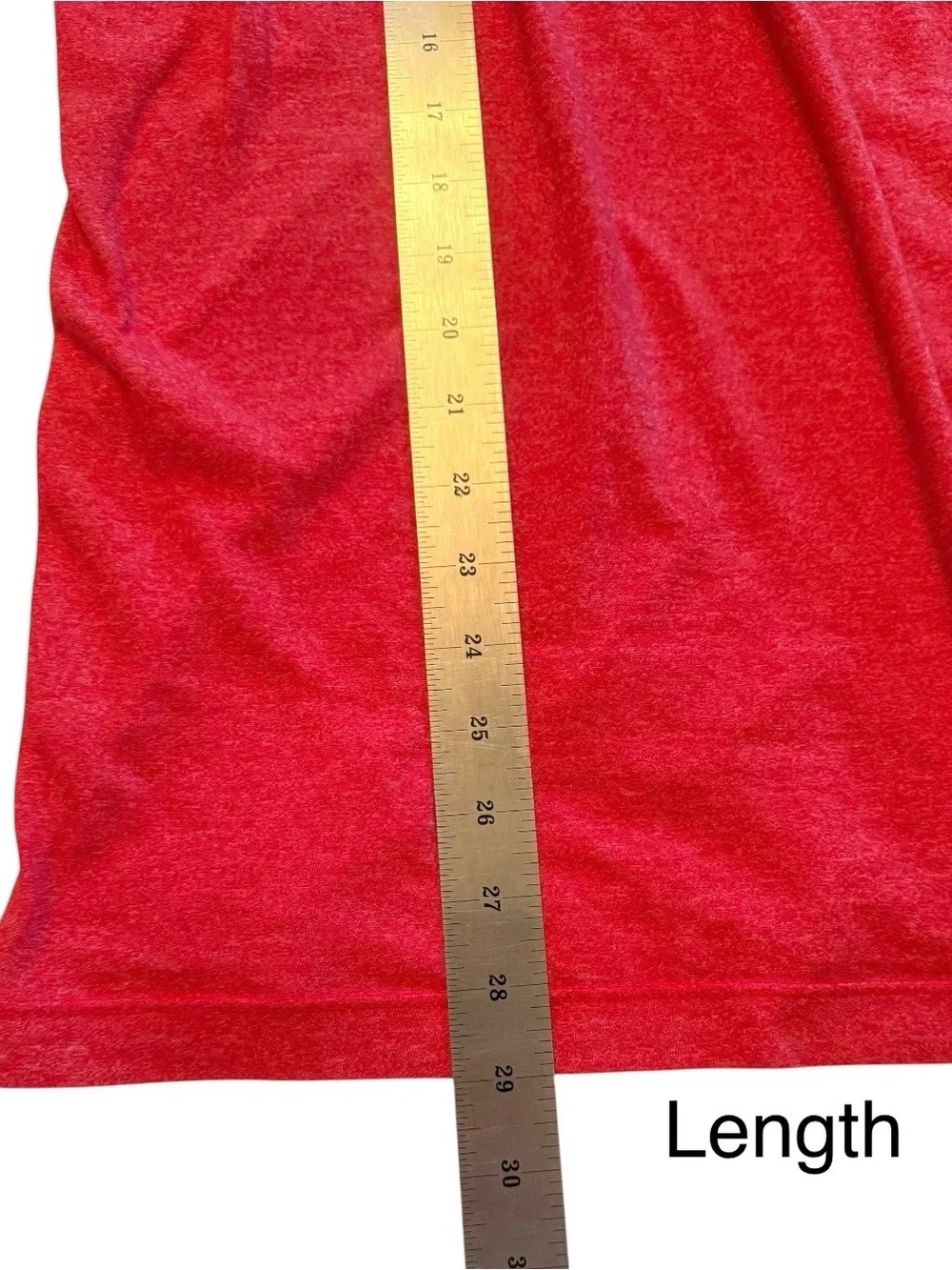 True Religion Mens 3XL (tag size) Heather Red Pink Crew Neck Logo Blend Tee USA